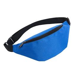 Multifunktionale Umhängetasche, Freizeit, Reisen, Verstellbarer Riemen, Gürteltasche, Gig-Kapazität(Blau) von Mixoro