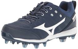 Mizuno 320639.5100.10.0850 9-Spike Advanced Finch Elite 5 Damen Softball-Stollen aus TPU, Navy-Weiß, 40 EU von Mizuno