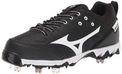 Mizuno Damen 320638.9000.05.0600 9-Spike Swift 7 Low Softball-Stollen aus Metall, schwarz/weiß von Mizuno