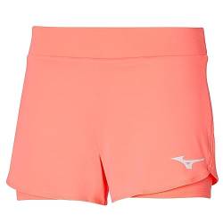 Mizuno Damen Flex Lässige Shorts, Candy Coral, L von Mizuno