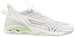 Mizuno Damen Handball Shoes, Weiß/Grün (White Glacial Ridge Patinagreen), 38.5 EU von Mizuno