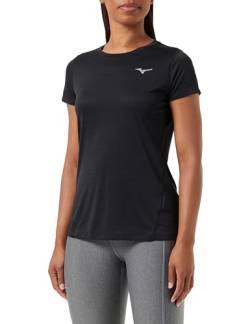 Mizuno Damen Impulse Core Tee T-Shirt, Schwarz, M von Mizuno