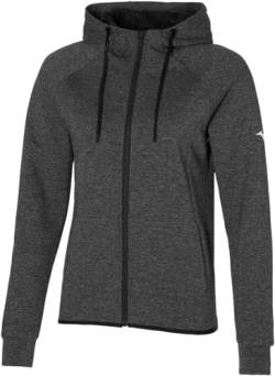 Mizuno Damen Rb Sweat Hoodie Kapuzen-Sweatshirt, Schwarz, M von Mizuno