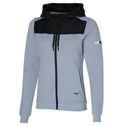 Mizuno Damen Sweat Jacket Jacke, Blue Blizzard, S von Mizuno