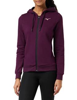 Mizuno Damen Sweatjacke Trainingsjacke, Traubenwein, M von Mizuno