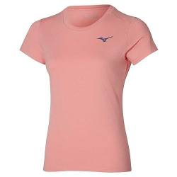 Mizuno Damen T-Shirt, Apricot Blush, Small von Mizuno