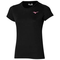 Mizuno Damen T-Shirt, Schwarz, Large von Mizuno