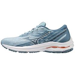 Mizuno Damen Wave EQUATE 7 Straßen-Laufschuh, Forget-Me-Not/White/Light Orange, 39 EU von Mizuno