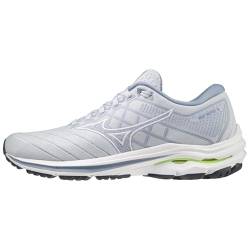 Mizuno Damen Wave Inspire 18 (W) Laufschuhe, Weiß (Heather White Tropospheree), 43 EU von Mizuno