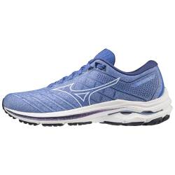 Mizuno Damen Wave Inspire 18 Laufschuh, Amparob Wht Deepcobalt, 38 EU von Mizuno