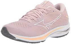 Mizuno Damen Wave Rider 25 Sneaker, Blasslila/Weiß, 40.5 EU von Mizuno