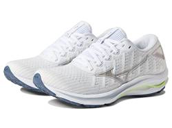 Mizuno Damen Wave Rider 25 Sneaker, Waveknit-Nimbus Cloud/Weiß, 39 EU von Mizuno