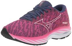 Mizuno Damen Wave Rider 26 Laufschuh, Festival Fuchsia/Halogen Blau, 39 EU von Mizuno