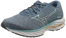 Mizuno Damen Wave Rider 26 Sneaker, Mountainspring Wht Flachs, 41 EU von Mizuno