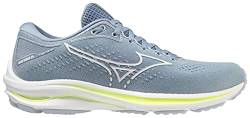 Mizuno Damen Wave Rider Walking-Schuh, Heather/White/NeoLime, 40.5 EU von Mizuno