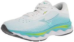 Mizuno Damen Wave Sky 5 Sneaker, Weiss/opulenter Garten, 38 EU von Mizuno