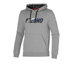 Mizuno Herren Hoodie, Grau, L von Mizuno