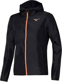 Mizuno Herren Kapuzenjacke Jacke, Schwarz, M von Mizuno