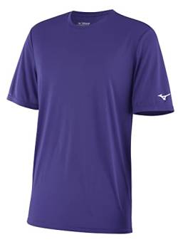 Mizuno Herren Nxt, kurzärmelig T-Shirt, violett, Medium von Mizuno