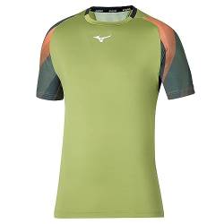 Mizuno Herren Release Shadow Tee T-Shirt, CALLISTE Green, M von Mizuno