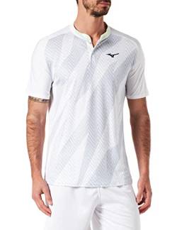 Mizuno Herren Shadow Polo Polohemd, weiß, M von Mizuno