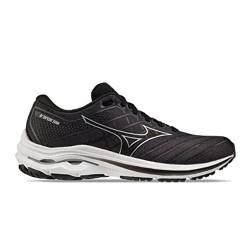 Mizuno Herren Wave Inspire 18 Laufschuh, Schwarz Silber Ebenholz, 44 EU von Mizuno