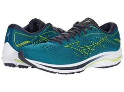 Mizuno Herren Wave Rider 25 Laufschuh, Hafen, blau, 46 EU von Mizuno