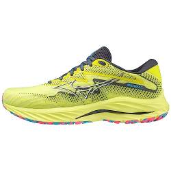 Mizuno Herren Wave Rider 27 Laufen, Leuchtendes Weiß Jblue, 39 EU von Mizuno