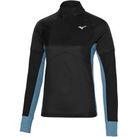 Mizuno Hybrid Longsleeve Damen in schwarz, Größe: M von Mizuno