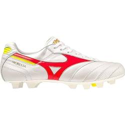 Mizuno Unisex Morelia Ii Japan fußballschuhe, Weiß, Koralle, 2 Bolzen 2, 44 EU von Mizuno