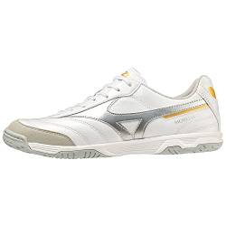 Mizuno Unisex Morelia SALA Classic IN Futsal-Schuh, White/Silver/Gold, 46 EU von Mizuno