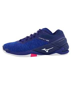 Mizuno Unisex Stealth Neo Handballschuh, ReflexBlueC/Silver/DPink, 46.5 EU von Mizuno