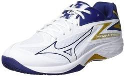 Mizuno Unisex Volleyball Shoes, Weiß Blueribbon Mp Gold, 44 EU von Mizuno