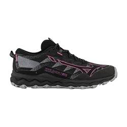 Mizuno Unisex Wave Daichi 7 GTX Traillaufschuh, Black/Fuchsia Fedora/Quiet Shade, 38 EU von Mizuno