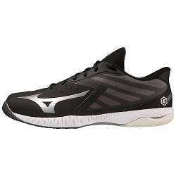 Mizuno Unisex Wave Gk Indoor, Schwarz, Silber, Weiß, 40 EU von Mizuno