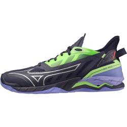 Mizuno Unisex Wave Mirage 5 Leichtathletik-Schuh, Eblue Techgreen Lolite, 40.5 EU von Mizuno