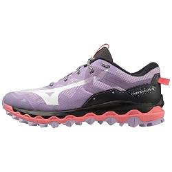 Mizuno Unisex Wave Mujin 9 Traillaufschuh, Pastel Lilac/White/Sun Kissed Coral, 42.5 EU von Mizuno