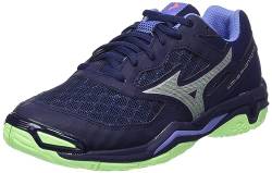 Mizuno Unisex Wave Phantom 3 Indoor, Eblue Techgreen Lolite, 39 EU von Mizuno