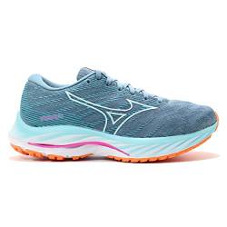 Mizuno Unisex Wave Rider 26 Running Shoes, Antigua Sand/White/Light Orange, 38 EU von Mizuno