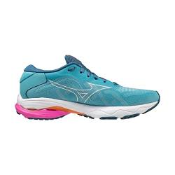 Mizuno Unisex Wave Ultima 14 Straßen-Laufschuh, Maui Blue/White/807 C, 38 EU von Mizuno