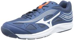 Mizuno Unisex Zyklongeschwindigkeit 3 Sneaker, Darkdenim Wht Scarletibi, 43 EU von Mizuno