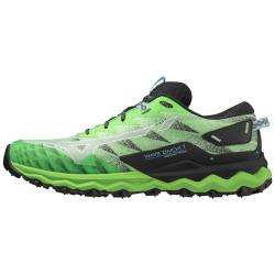 Mizuno Wave Daichi 7 Trailrunning-Schuhe für Männer Grün Schwarz 46.5 EU von Mizuno