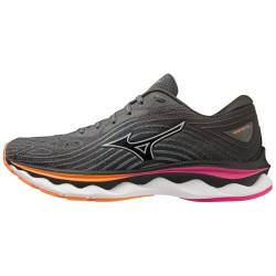 Mizuno Wave Sky 6 Straßenlaufschuhe für Frauen Schwarz Pink Orange 40.5 EU von Mizuno