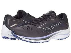 Mizuno Women's Wave Rider 25 Running Shoe, Blackened Pearl, 8.5 Wide von Mizuno