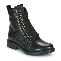 Mjus Cafe Chain Stiefelletten/Boots Damen Schwarz - 37 - Boots Shoes von Mjus