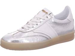 Mjus Damen Low Sneaker Silber Glattleder, Größe:38, Farbauswahl:Silber/Platin von Mjus