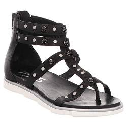 Mjus | Riemchen Sandale | Flats - schwarz | nero, Farbe:schwarz, Größe:42 von Mjus
