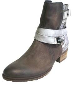 Mjus Stiefelette, Größe 36, Antikleder fumo-cenere-argento, 601235-6640-4774 von Mjus