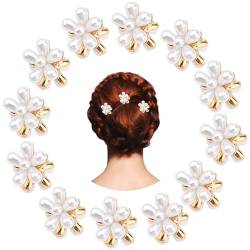 Mini-Diamant-Haarspangen, Blumenkrallen-Clips, Mini-Haarspangen, Haarstyling-Zubehör für Frauen und Mädchen, für Fotografie, Alltag, Party, Hochzeit, Haarstyling-Zubehör, 12 Stück von Mmgoqqt