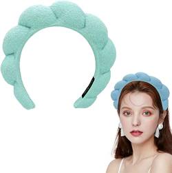 Spa-Stirnband für Frauen, Hautpflege-Stirnband, Make-up-Stirnband zum Waschen des Gesichts, Mimi und Co-Spa-Stirnband für Frauen, Frauen und Mädchen Haarschmuck (grün) von Mnixy